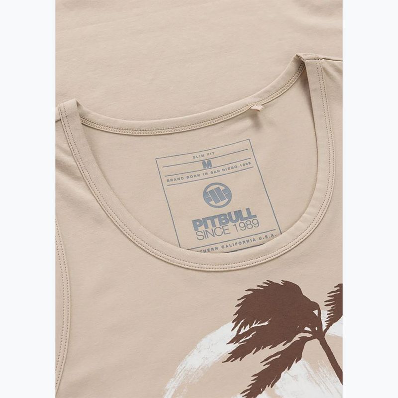 Мъжка тениска Pitbull Palms Tank Top light sand 5