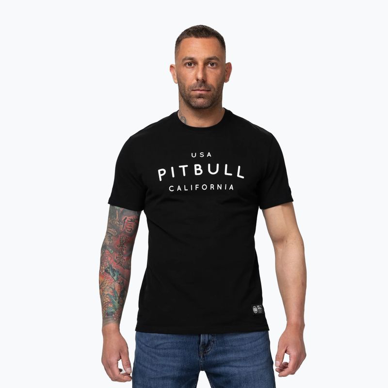 Мъжка тениска Pitbull USA CAL Big Logo black