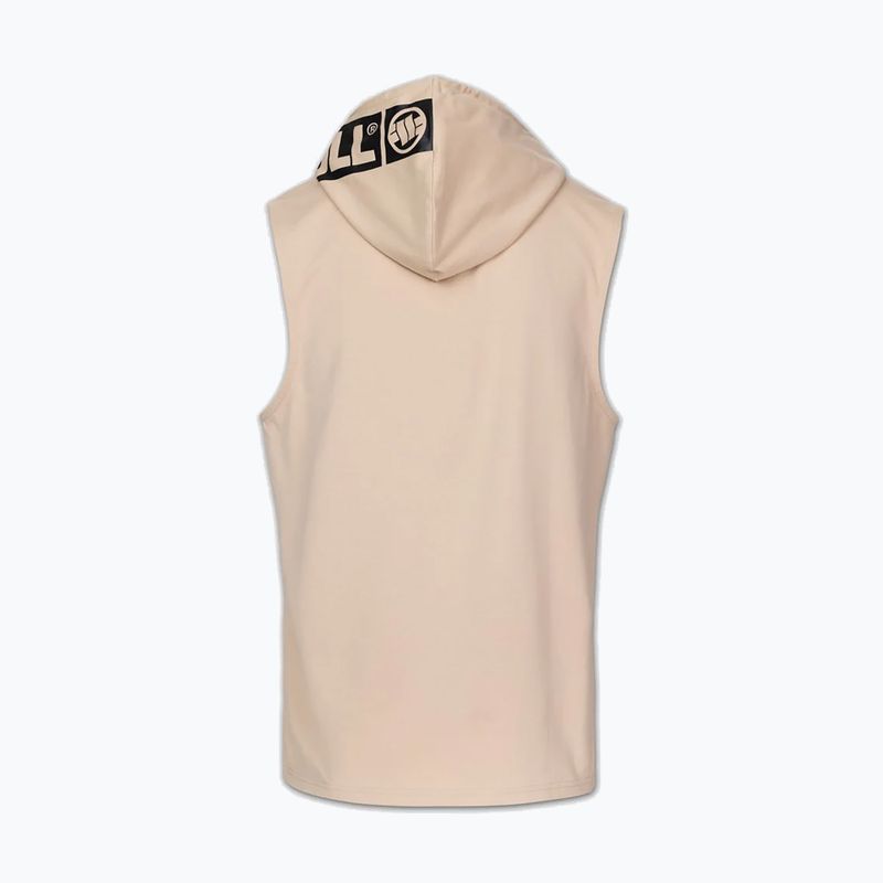 Мъжки суитшърт за тренировка Pitbull Mercado Hilltop Sleeveless Hooded pale sand 4