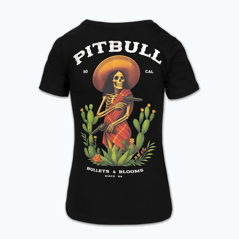 Дамска тениска Pitbull Bullets & Blooms black 4