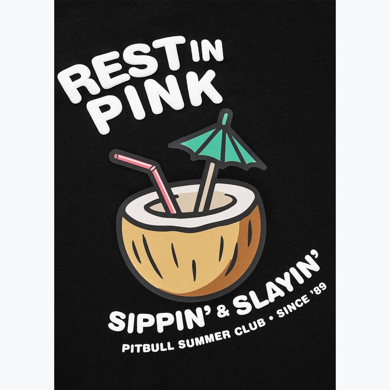 Дамска тениска Pitbull Rest In Pink Oversize black 8