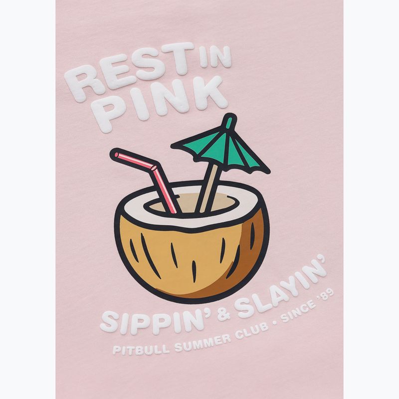 Дамска тениска Pitbull Rest In Pink Oversize strawberry cream 8