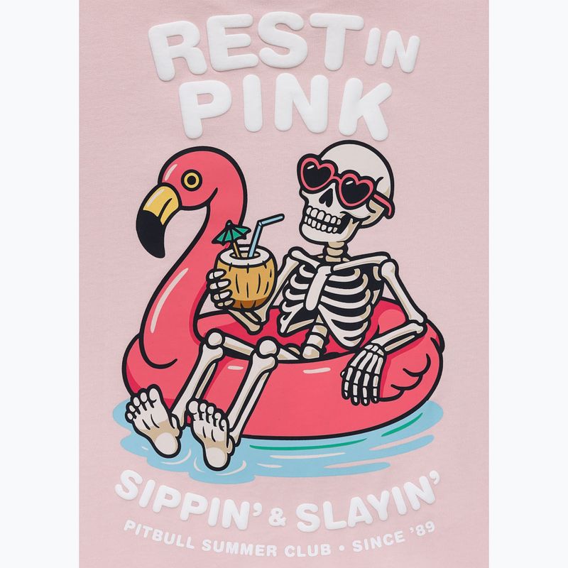 Дамска тениска Pitbull Rest In Pink Oversize strawberry cream 9