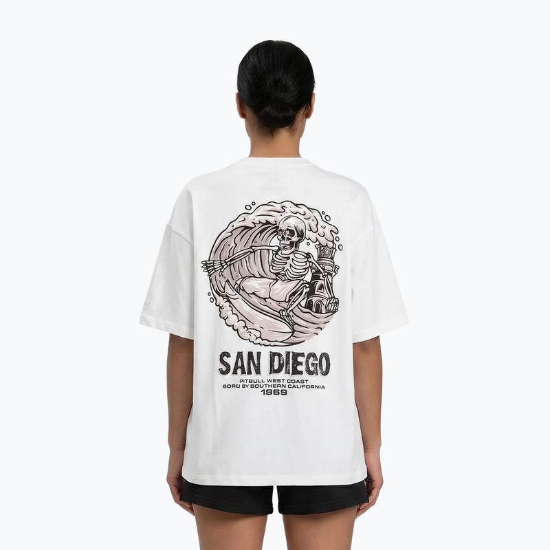 Дамски суитшърт Pitbull Skull Oversize white 3