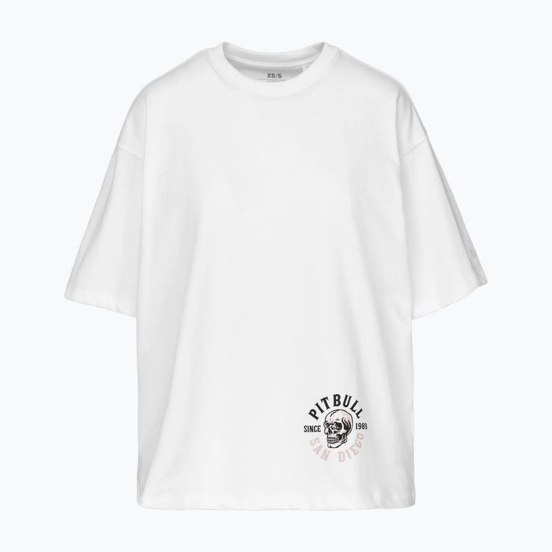 Дамски суитшърт Pitbull Skull Oversize white 4