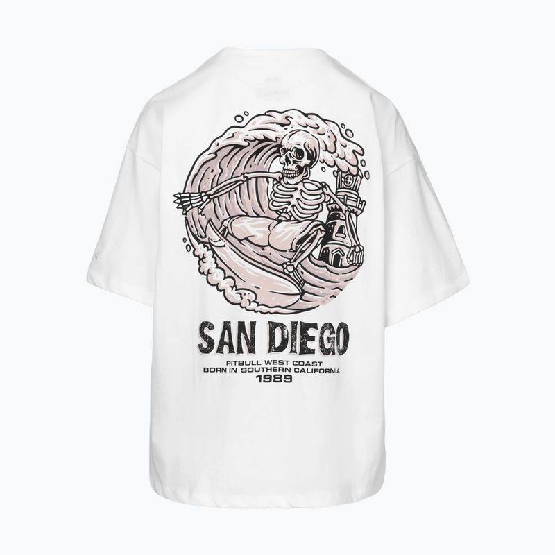 Дамски суитшърт Pitbull Skull Oversize white 5