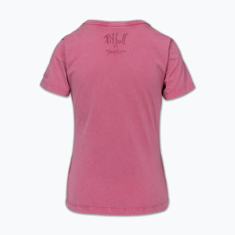 Дамска тениска Pitbull Dia De Los Perros washed pink 4