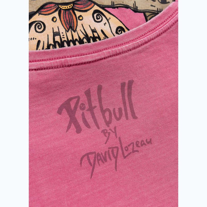 Дамска тениска Pitbull Dia De Los Perros washed pink 8