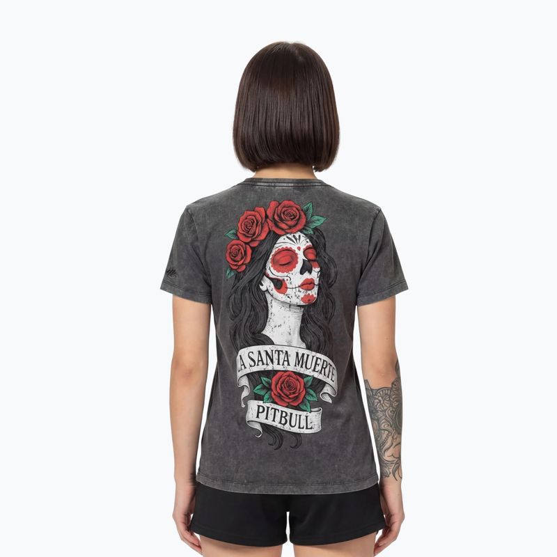 Дамска тениска Pitbull Santa Muerte graphite 3