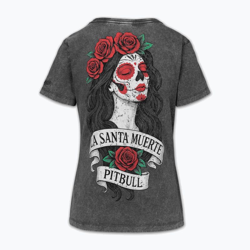 Дамска тениска Pitbull Santa Muerte graphite 5
