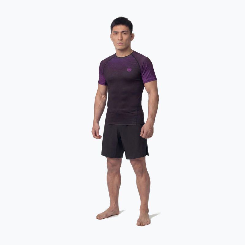 Мъжки рашгард Pitbull Belt Rashguard purple 2