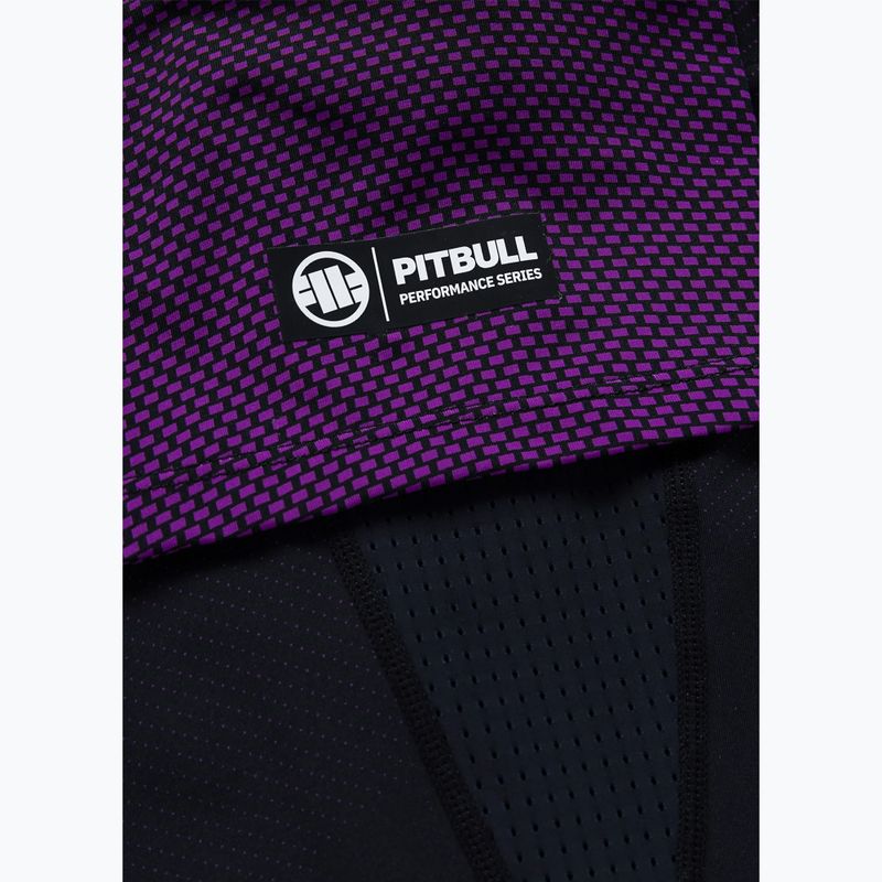 Мъжки рашгард Pitbull Belt Rashguard purple 8
