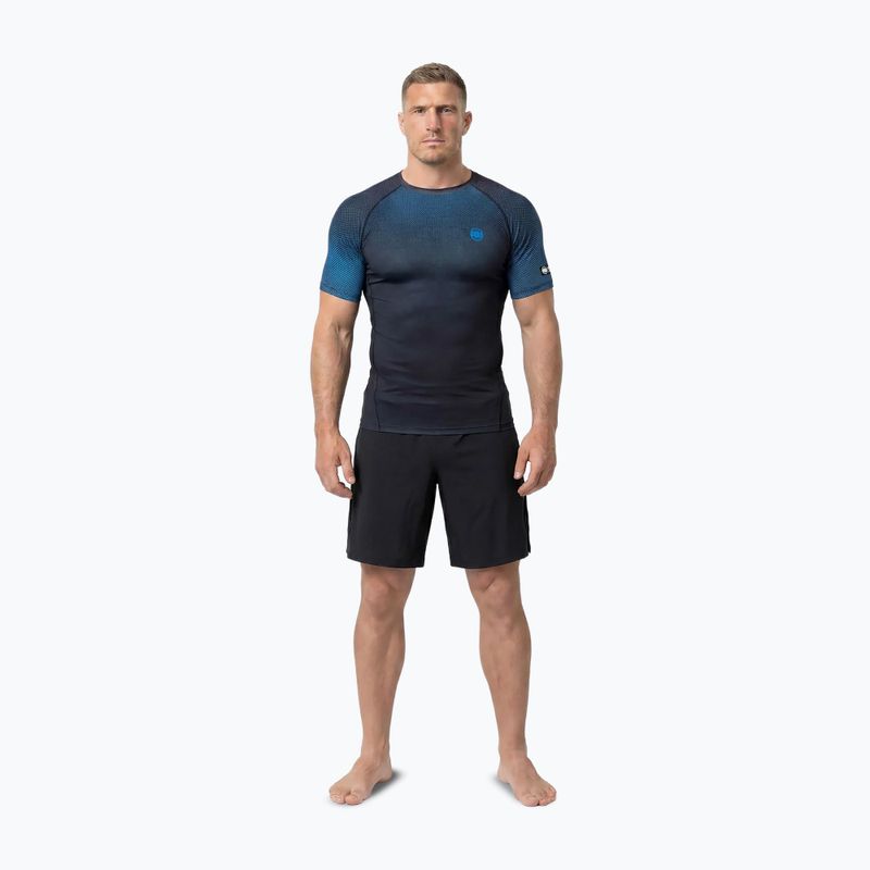 Мъжки рашгард Pitbull Belt Rashguard blue 2