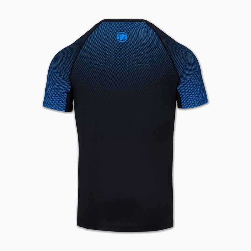 Мъжки рашгард Pitbull Belt Rashguard blue 4