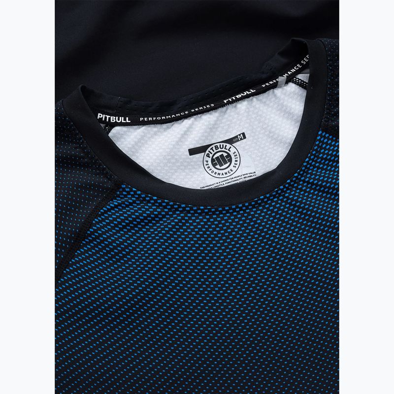 Мъжки рашгард Pitbull Belt Rashguard blue 5