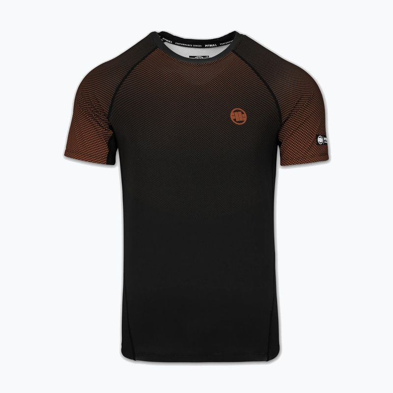 Мъжки рашгард Pitbull Belt Rashguard brown 3