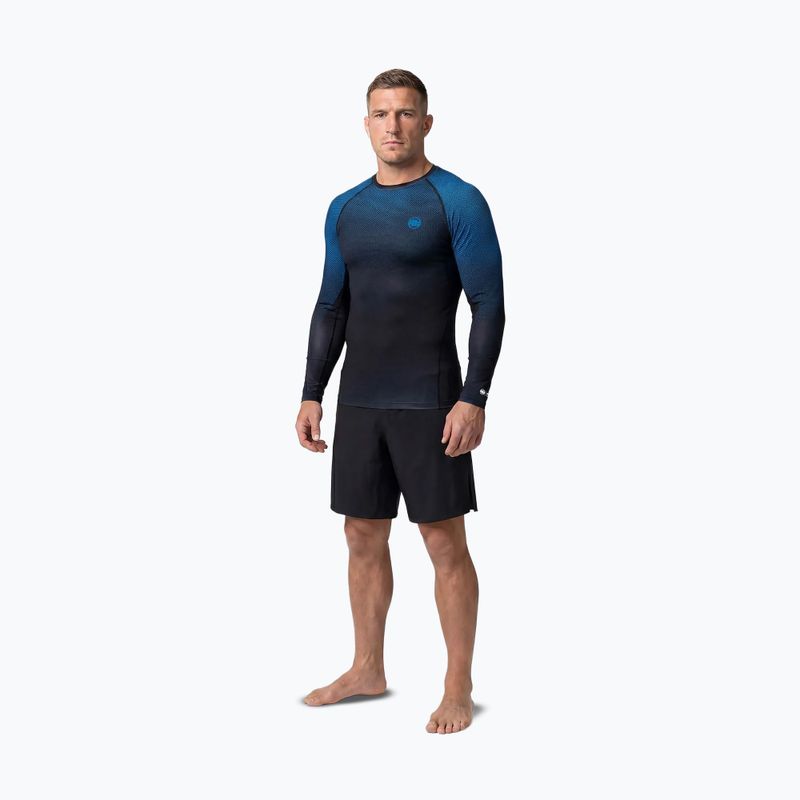 Мъжка блуза с дълъг ръкав за водни спортове Pitbull Belt Rashguard blue 2
