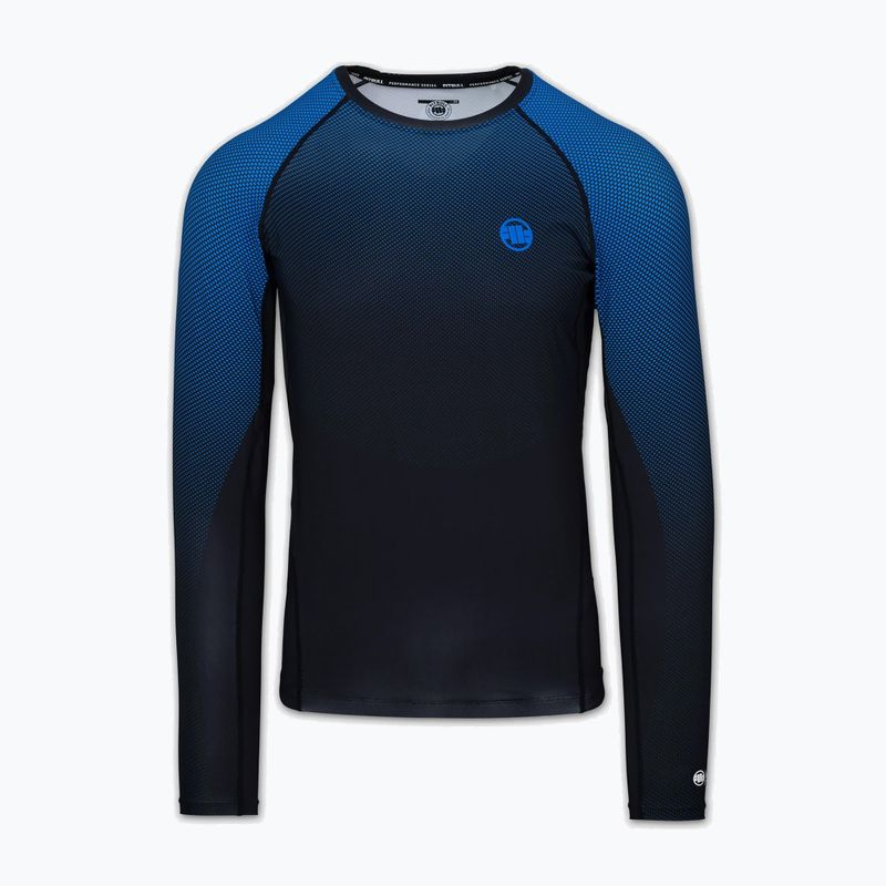 Мъжка блуза с дълъг ръкав за водни спортове Pitbull Belt Rashguard blue 3