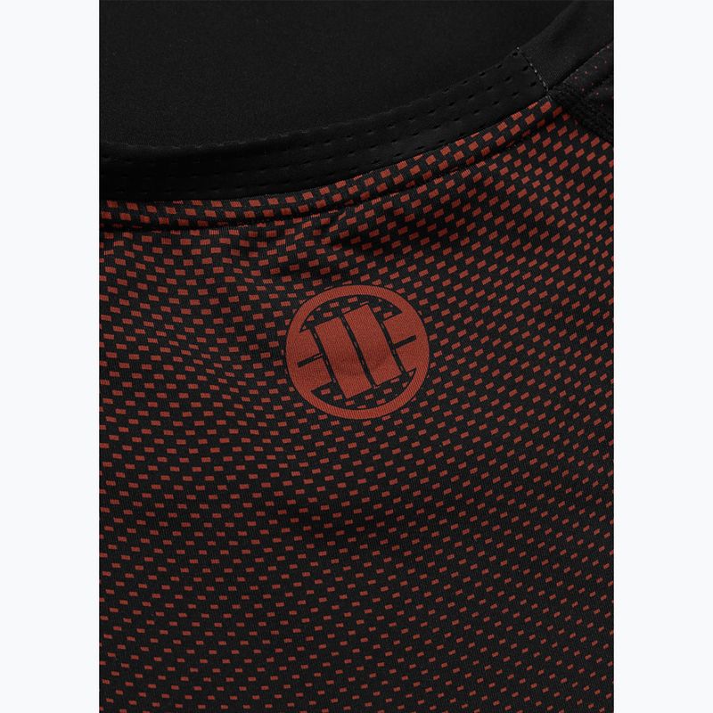 Мъжка блуза с дълъг ръкав за водни спортове Pitbull Belt Rashguard brown 7