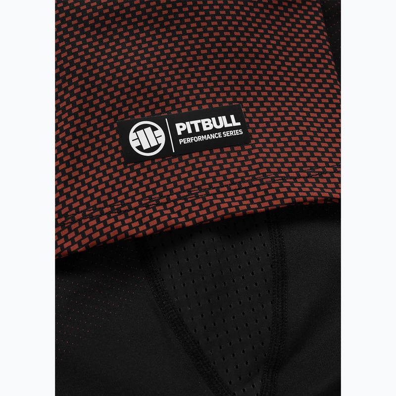 Мъжка блуза с дълъг ръкав за водни спортове Pitbull Belt Rashguard brown 9