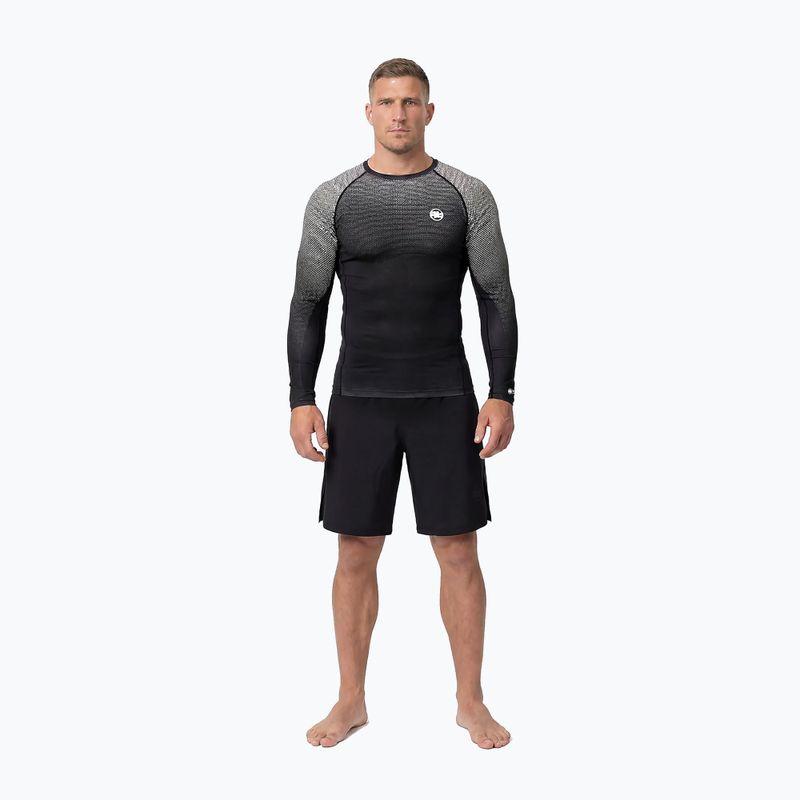 Мъжка блуза с дълъг ръкав за водни спортове Pitbull Belt Rashguard black 2