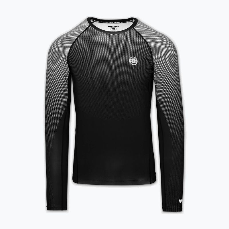 Мъжка блуза с дълъг ръкав за водни спортове Pitbull Belt Rashguard black 3