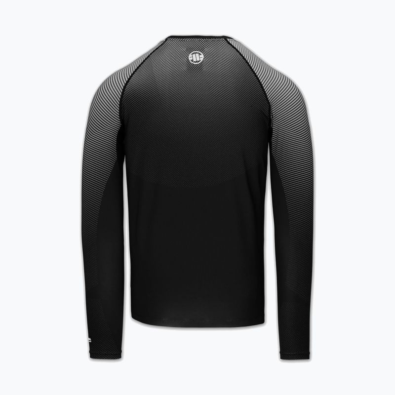 Мъжка блуза с дълъг ръкав за водни спортове Pitbull Belt Rashguard black 4
