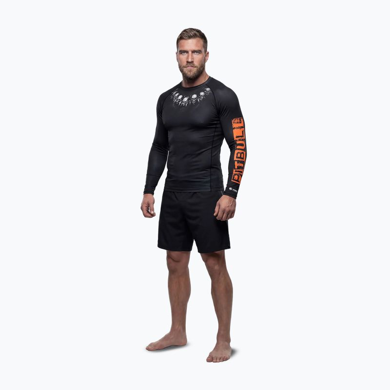 Мъжка блуза с дълъг ръкав за водни спортове Pitbull Blacky Rashguard 2