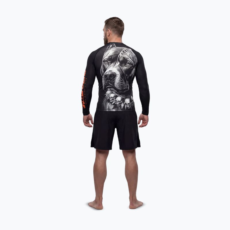 Мъжка блуза с дълъг ръкав за водни спортове Pitbull Blacky Rashguard 3
