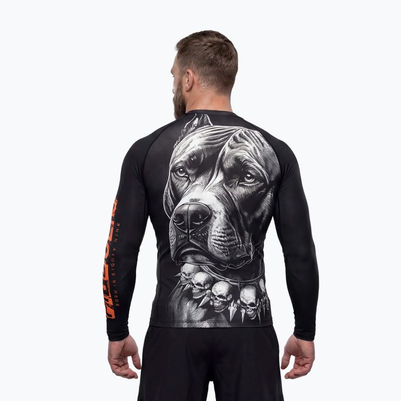 Мъжка блуза с дълъг ръкав за водни спортове Pitbull Blacky Rashguard 4