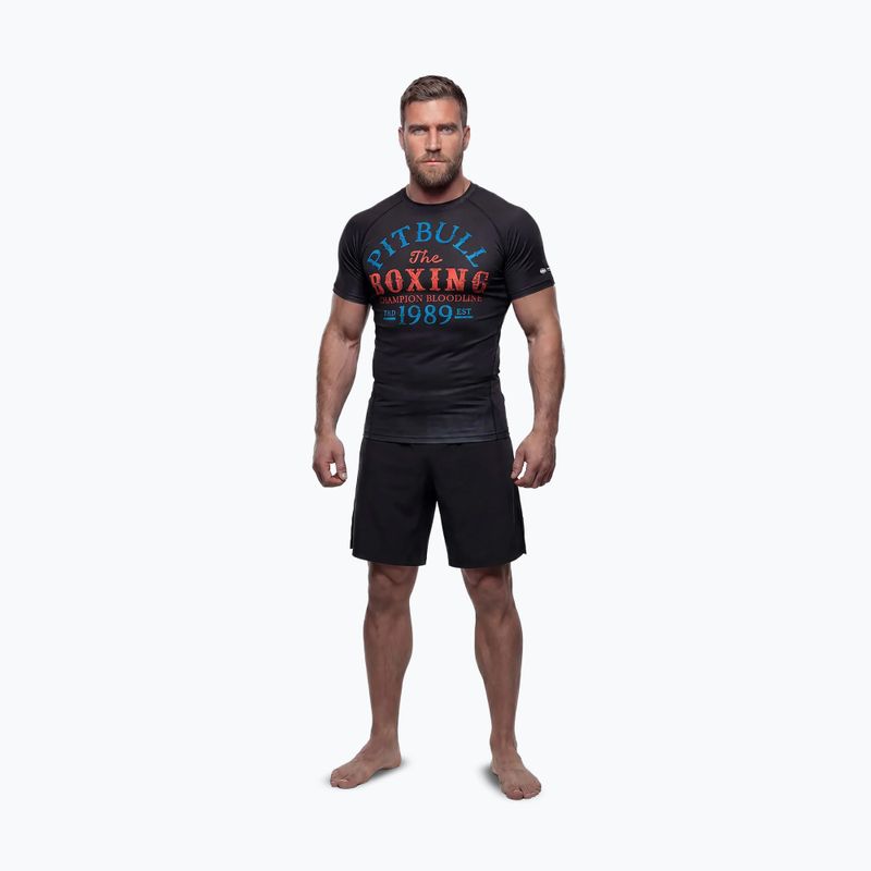 Мъжки рашгард Pitbull Champion Bloodline Rashguard black 2