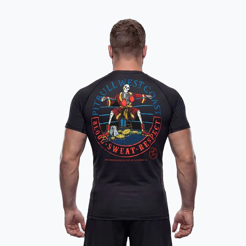 Мъжки рашгард Pitbull Champion Bloodline Rashguard black 3