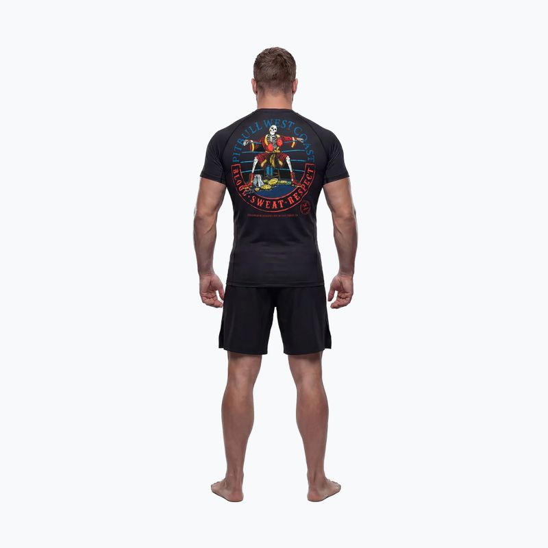 Мъжки рашгард Pitbull Champion Bloodline Rashguard black 4