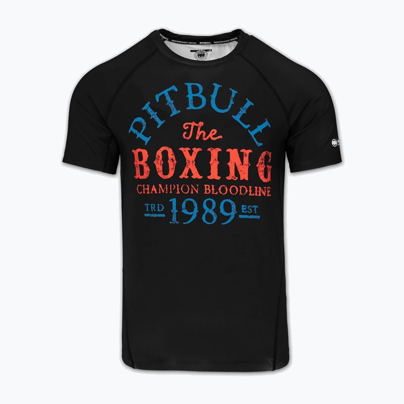 Мъжки рашгард Pitbull Champion Bloodline Rashguard black 5