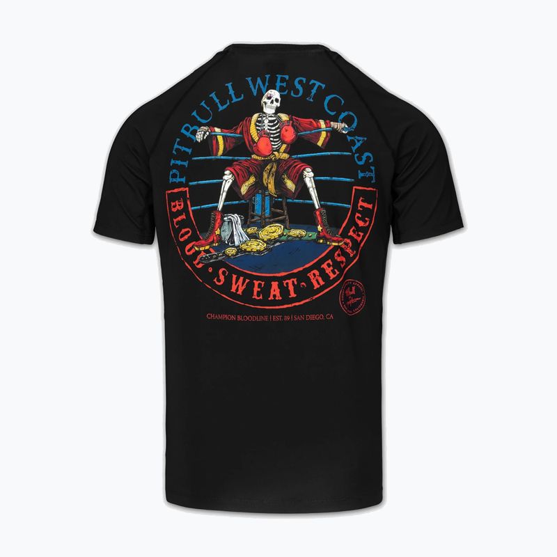 Мъжки рашгард Pitbull Champion Bloodline Rashguard black 6