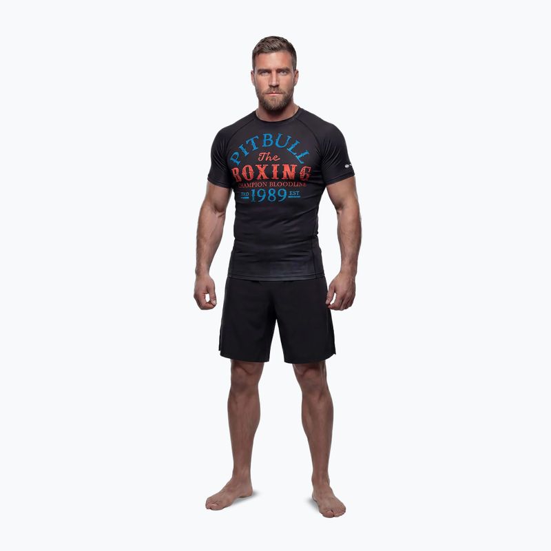 Мъжка блуза с дълъг ръкав за водни спортове Pitbull Champion Bloodline Rashguard black 2
