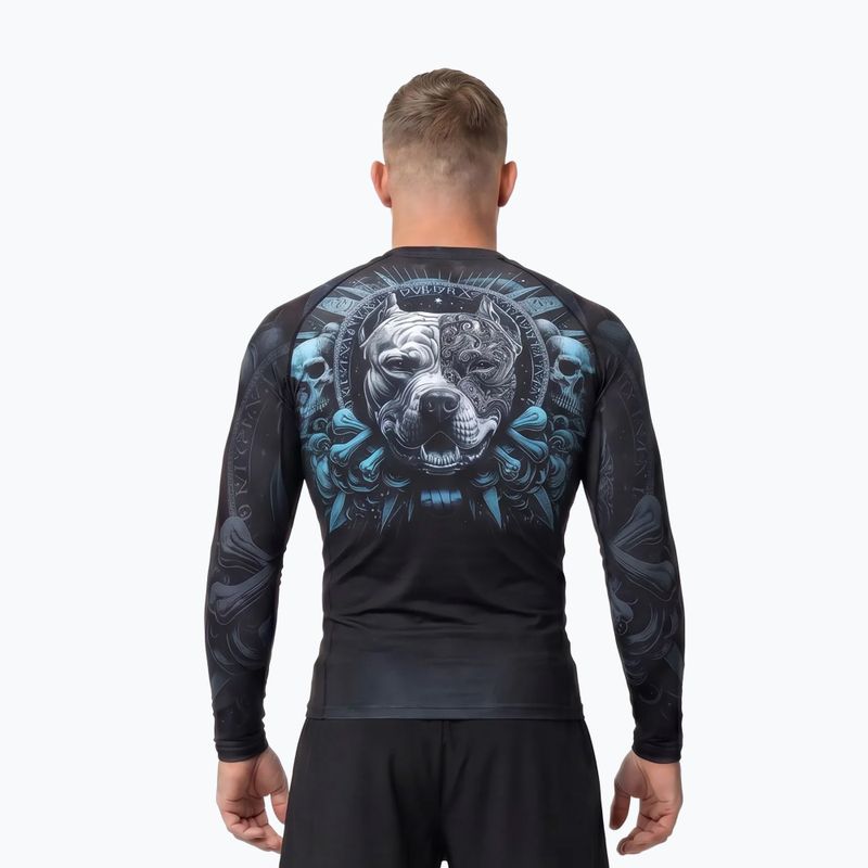 Мъжка блуза с дълъг ръкав за водни спортове Pitbull World Rashguard black 3