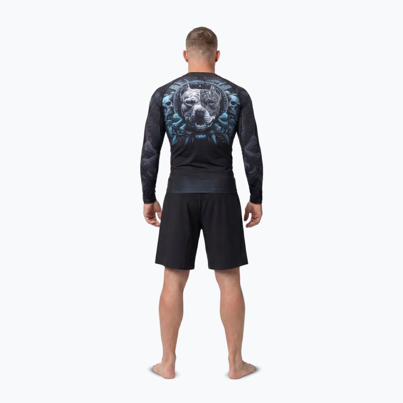 Мъжка блуза с дълъг ръкав за водни спортове Pitbull World Rashguard black 4
