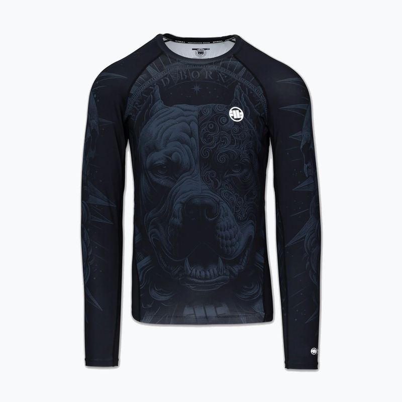 Мъжка блуза с дълъг ръкав за водни спортове Pitbull World Rashguard black 5