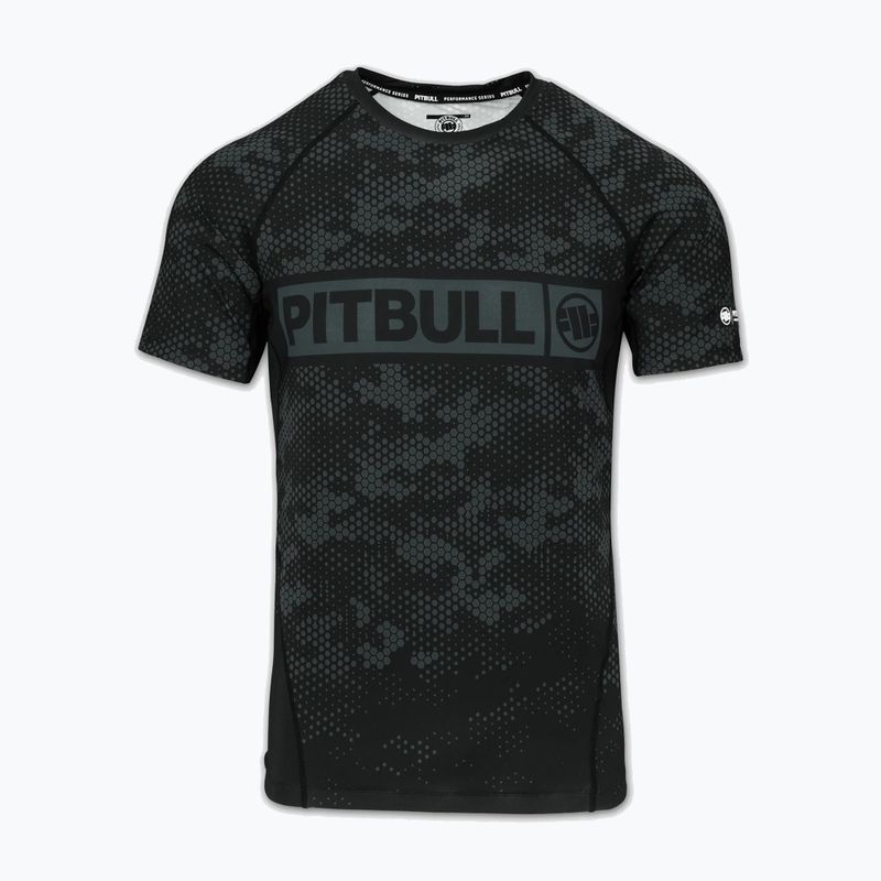 Мъжки рашгард Pitbull Hex Camo Hilltop Rashguard olive 3