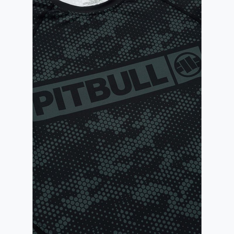 Мъжки рашгард Pitbull Hex Camo Hilltop Rashguard olive 6