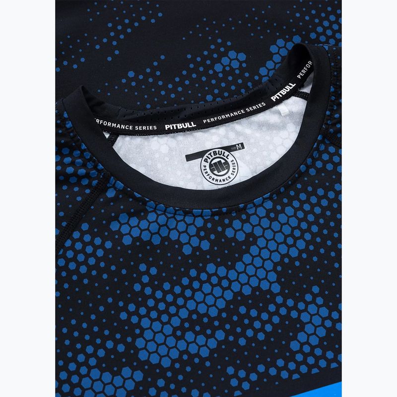 Мъжки рашгард Pitbull Hex Camo Hilltop Rashguard blue 5
