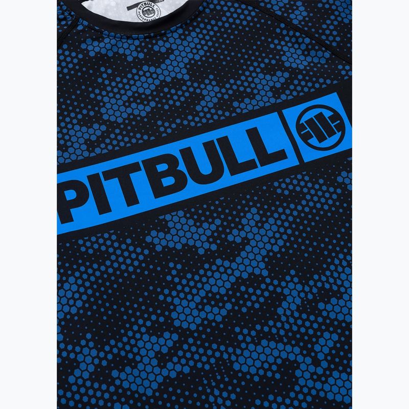 Мъжки рашгард Pitbull Hex Camo Hilltop Rashguard blue 6