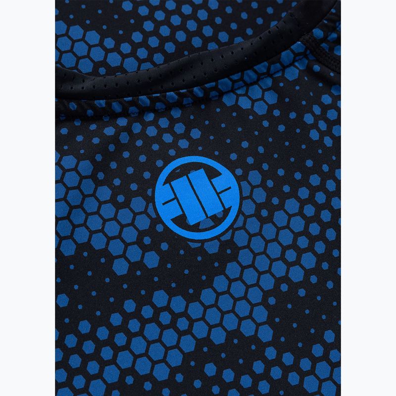 Мъжки рашгард Pitbull Hex Camo Hilltop Rashguard blue 7