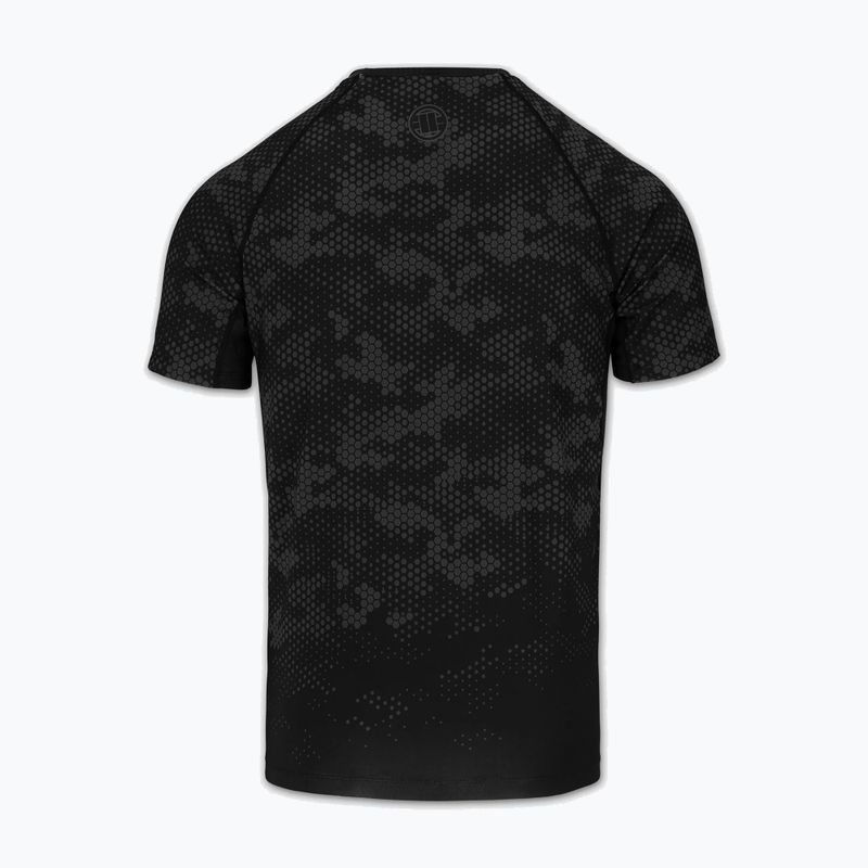 Мъжки рашгард Pitbull Hex Camo Hilltop Rashguard black 4