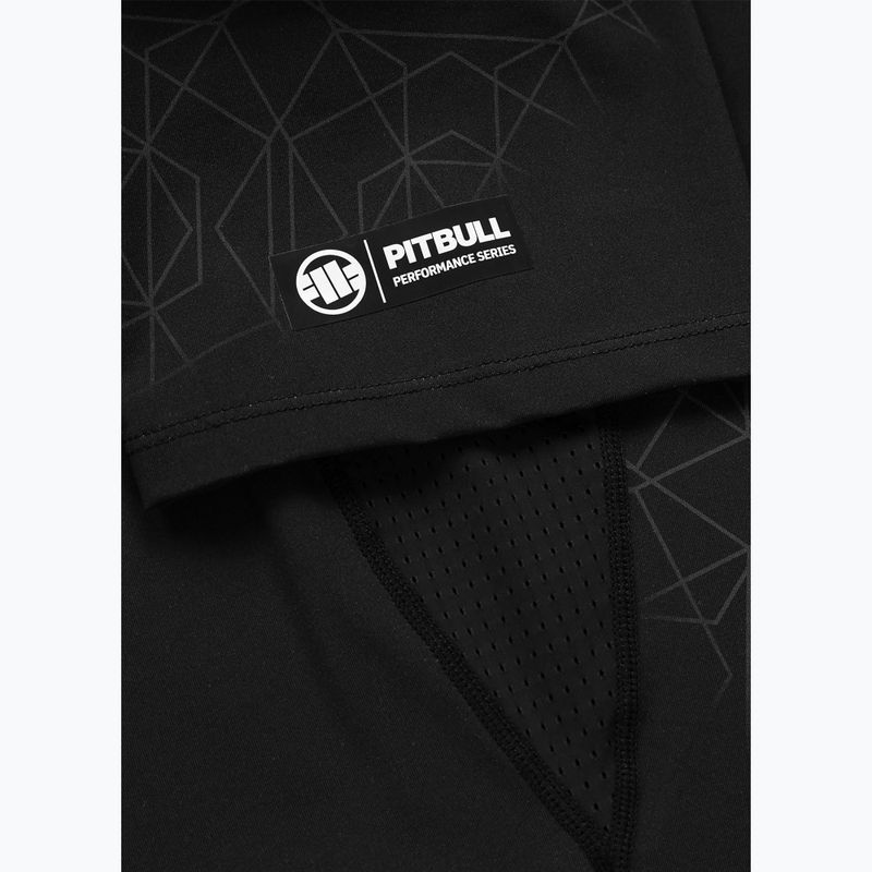 Мъжки рашгард Pitbull Ray Rashguard fluo/red 9