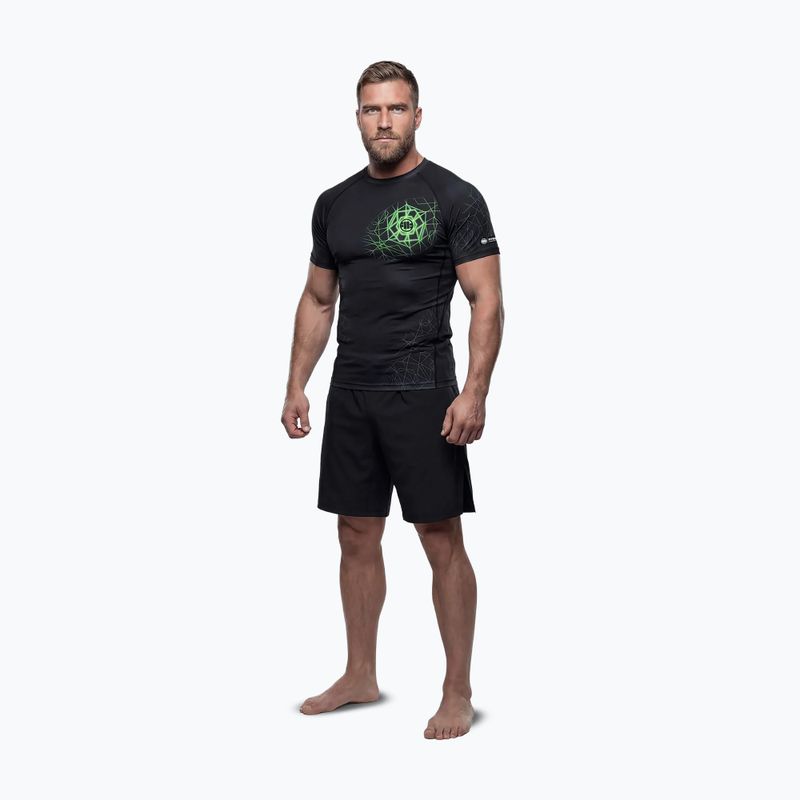 Мъжки рашгард Pitbull Ray Rashguard fluo green 2