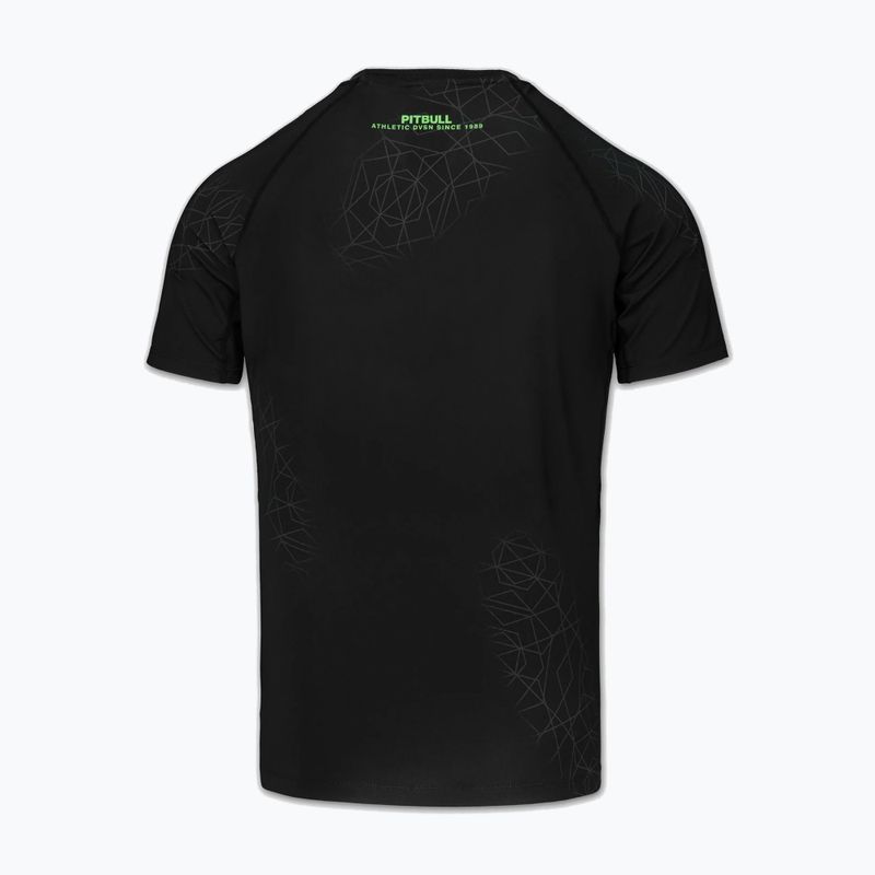 Мъжки рашгард Pitbull Ray Rashguard fluo green 4