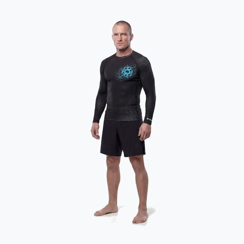 Мъжка блуза с дълъг ръкав за водни спортове Pitbull Ray Rashguard sky blue 2