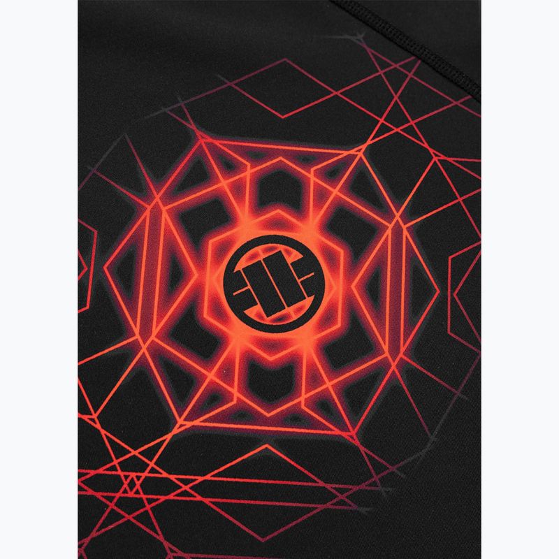 Мъжка блуза с дълъг ръкав за водни спортове Pitbull Ray Rashguard fluo/red 6